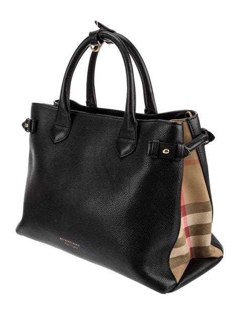 burberry house check medium tote.